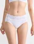 Sloggi Romance Midi Brief, White product photo
