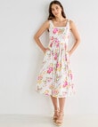 Whistle Cotton Sundress, Print Summer Bloom product photo View 03 S