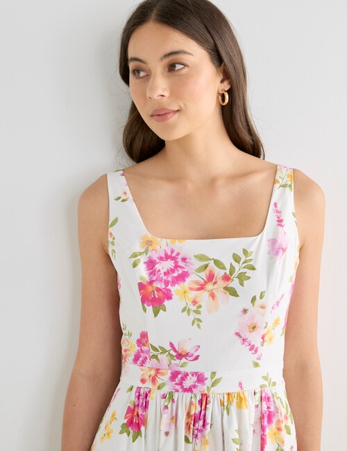 Whistle Cotton Sundress, Print Summer Bloom product photo View 04 L
