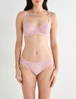 Lyric Marlene Lace G-String Brief, Peony product photo View 03 S