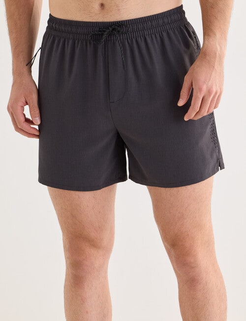 Gym Equipment Laser Melange Short, Grey product photo