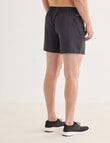 Gym Equipment Laser Melange Short, Grey product photo View 02 S