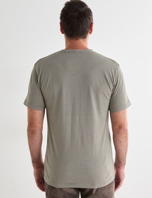 Chisel Ultimate Crew Tee, Rock Stripes product photo View 02 L