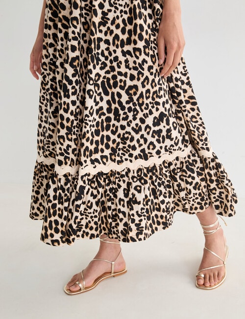 Whistle Ric Rac Dress, Animal Print product photo View 06 L