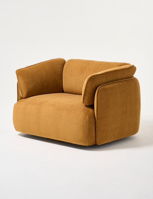 LUCA Furniture Alba Fabric Swivel Chair product photo View 03 L