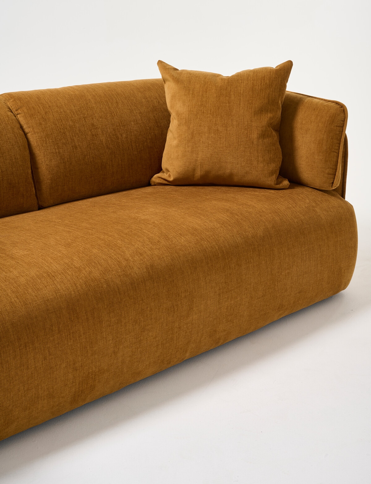 LUCA Furniture Alba Fabric 3 Seater Sofa - Sofas
