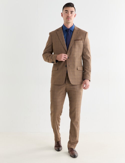 Laidlaw + Leeds Tailored Pant, Tan product photo View 03 L