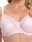 Triumph Lacy Minimiser Bra, Pink, C-F product photo View 03 S
