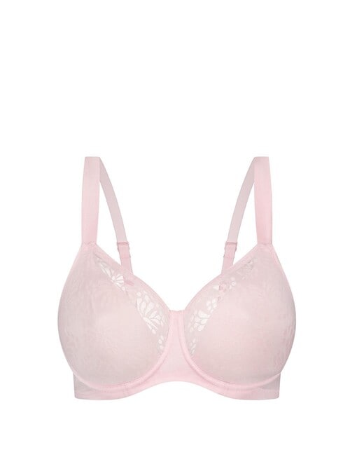Triumph Lacy Minimiser Bra, Pink, C-F product photo View 04 L