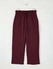 No Issue Baggy Trackpant, Burgundy product photo