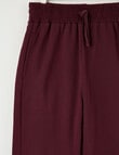 No Issue Baggy Trackpant, Burgundy product photo View 03 S