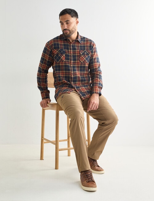 Kauri Trail Hunua Pant, Light Brown product photo View 03 L