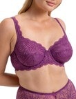 Triumph Essential Lace Underwire Bra, Purple, C-E product photo View 02 S