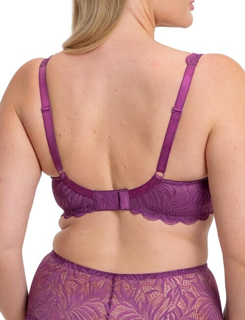 Triumph Essential Lace Underwire Bra, Purple, C-E product photo View 03 L