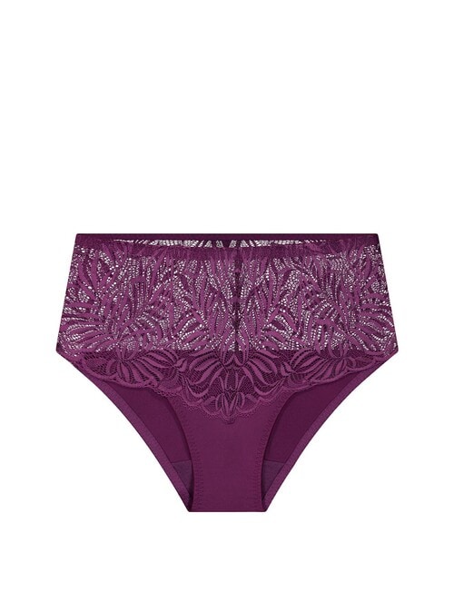 Triumph Essential Lace Maxi Flower Brief, Purple product photo View 04 L