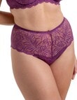 Triumph Essential Lace Maxi Flower Brief, Purple product photo View 02 S