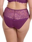 Triumph Essential Lace Maxi Flower Brief, Purple product photo View 03 S