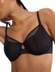 Triumph Comfort Contour Minimiser Underwire Bra, Black, C-F product photo View 03 S
