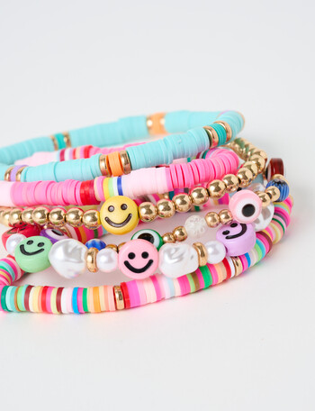 Mac & Ellie Smiley Bracelet Set product photo