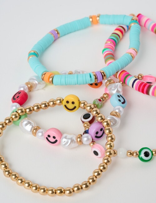 Mac & Ellie Smiley Bracelet Set product photo View 02 L