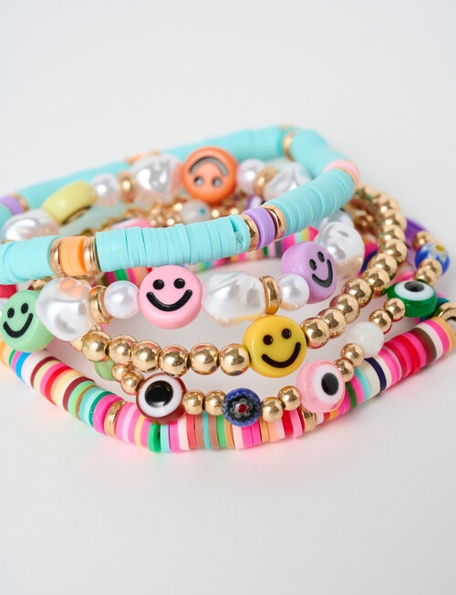 Mac & Ellie Smiley Bracelet Set product photo View 03 L