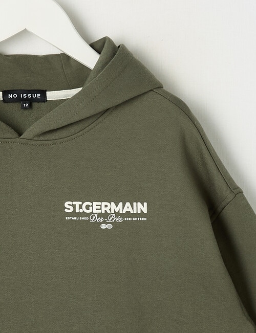 No Issue St Germain Oversize Hoodie, Khaki product photo View 02 L