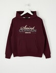 No Issue St Germain Oversize Hoodie, Burgundy product photo