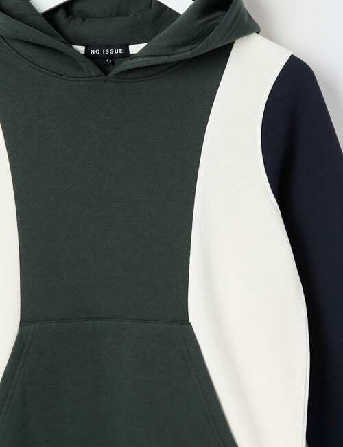 No Issue Spliced Hoodie, Green product photo View 02 L