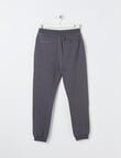 No Issue Slim Paneled Trackpant, Smoke product photo View 03 S