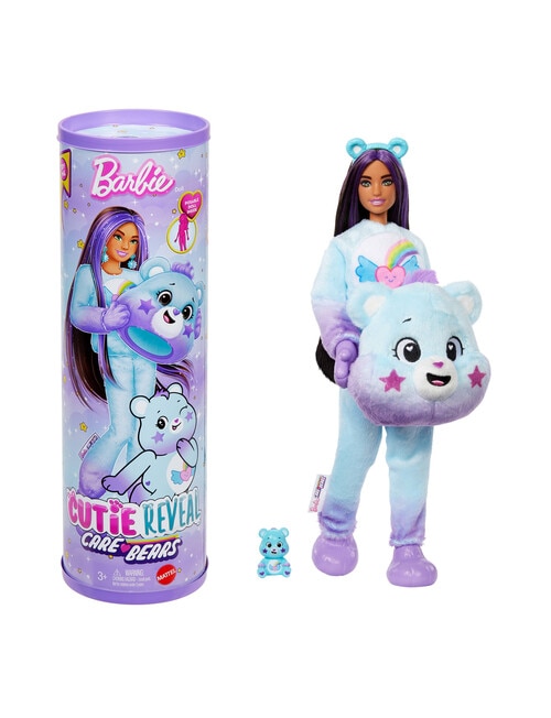 Barbie Cutie Reveal Care Bears Series Doll & Accessories, Assorted product photo View 06 L