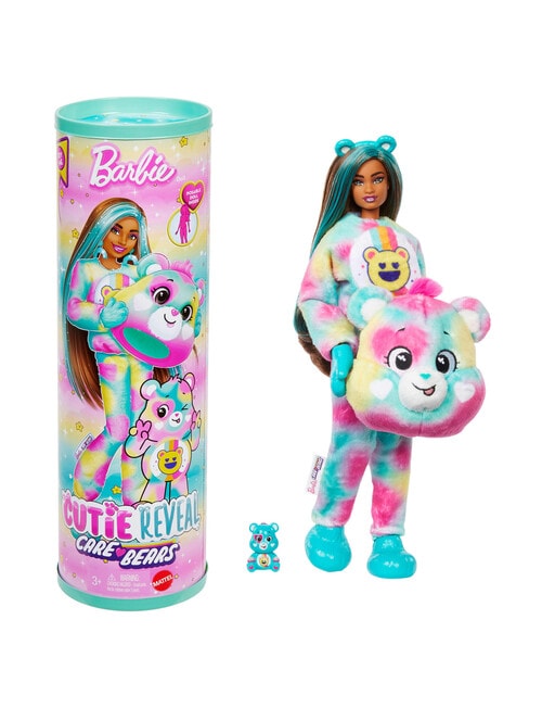 Barbie Cutie Reveal Care Bears Series Doll & Accessories, Assorted product photo View 07 L