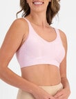 Playtex Comfort Revolution Floral Wirefree Bra, Peony product photo View 02 S