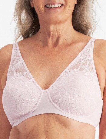 Playtex Ultralight Lace Wirefree Bra, Peony product photo