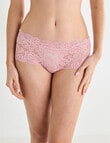 Lyric Bandeau Lace Boyleg Brief, Peony product photo