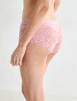 Lyric Bandeau Lace Boyleg Brief, Peony product photo View 02 S