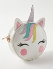 Mac & Ellie Unicorn Crossbody Bag, White product photo View 03 S