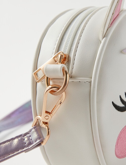 Mac & Ellie Unicorn Crossbody Bag, White product photo View 04 L