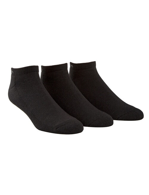 Calvin Klein Cushion Foot Liner Socks, 3-Pack, Black product photo