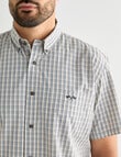 Logan Raine Short Sleeve Shirt, Grey product photo View 04 S