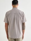 Logan Edge Short Sleeve Shirt, Taupe product photo View 02 S