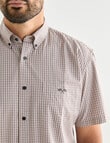 Logan Edge Short Sleeve Shirt, Taupe product photo View 04 S
