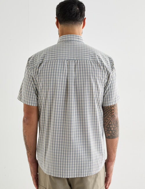 Logan Raine Short Sleeve Shirt, Grey product photo View 02 L