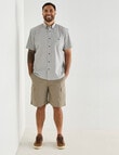 Logan Raine Short Sleeve Shirt, Grey product photo View 03 S
