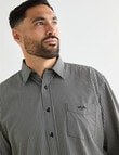 Logan Dane Long Sleeve Shirt, Charcoal product photo