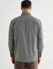 Logan Dane Long Sleeve Shirt, Charcoal product photo View 02 S