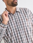 Logan Emmet Long Sleeve Shirt, Olive product photo View 04 S