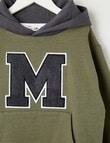 Mac & Ellie M Oversized Hoodie, Khaki product photo View 03 S
