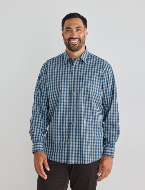 Logan Hayes Long Sleeve Shirt, Navy product photo View 04 L