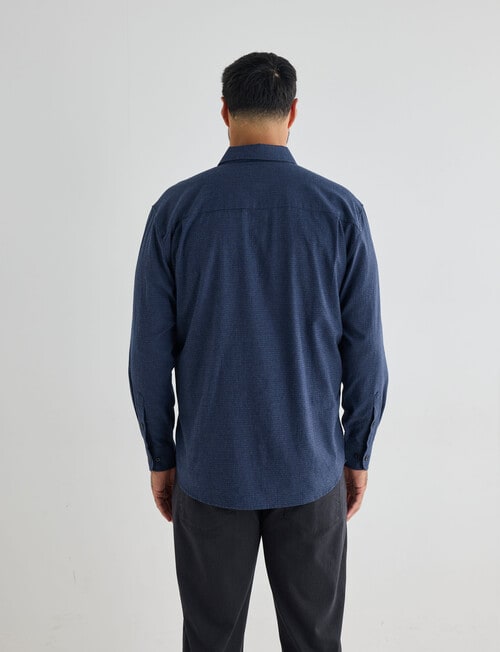 Logan Wesley Long Sleeve Shirt, Slate product photo View 02 L