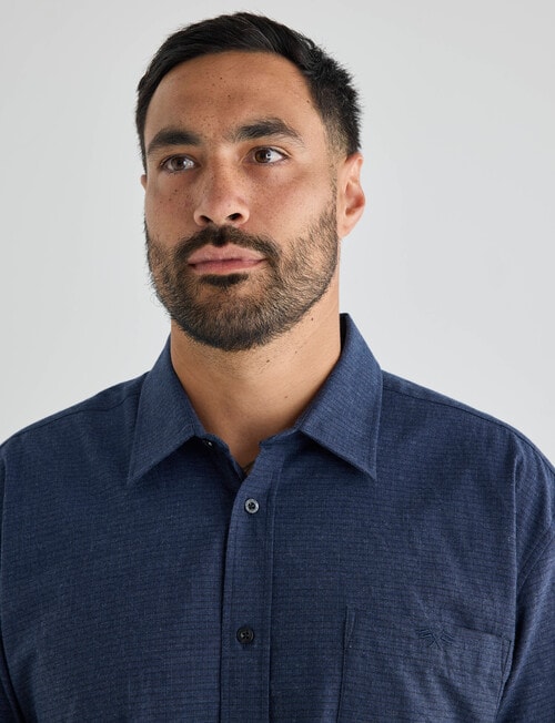 Logan Wesley Long Sleeve Shirt, Slate product photo View 04 L